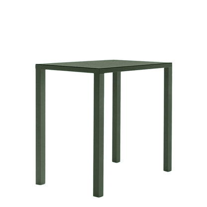 Easy Bar Table Square 90 by JANUS et Cie in Dark Green
