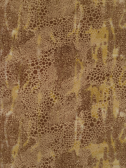 Eledone Raw Umber & silvery gold texture