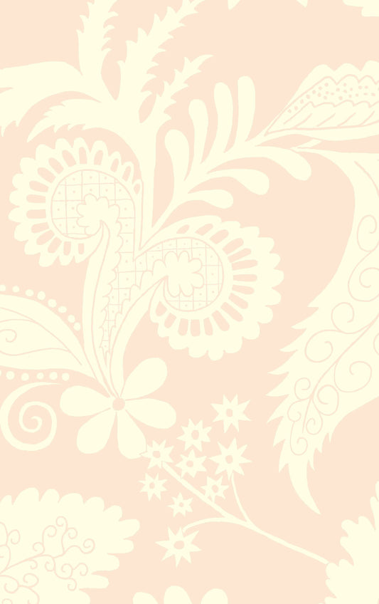 Ella Wallpaper by Betsy Textiles in Blush