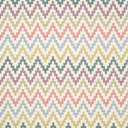 Klaudia Outdoor Indigo/Cranberry fabric by Clarke & Clarke