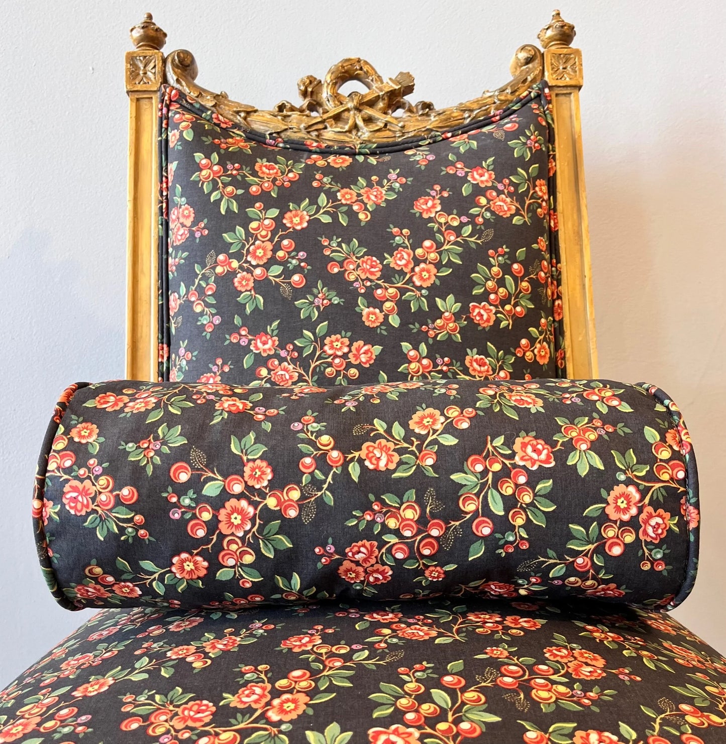 Antique French Carved Petite Chair