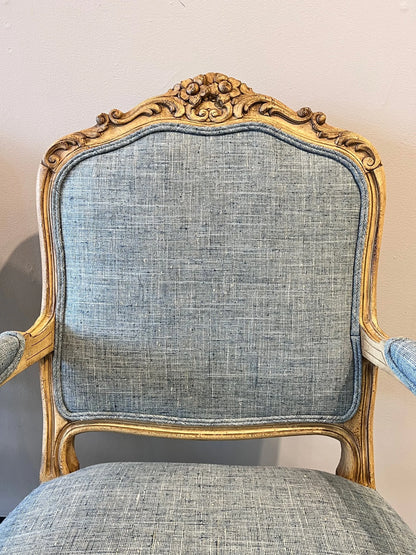 Solid Vintage French Chair