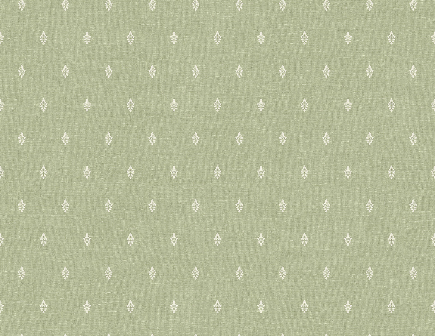 Seabrook French Country Petite Feuille Sprig Wallpaper - Pomme