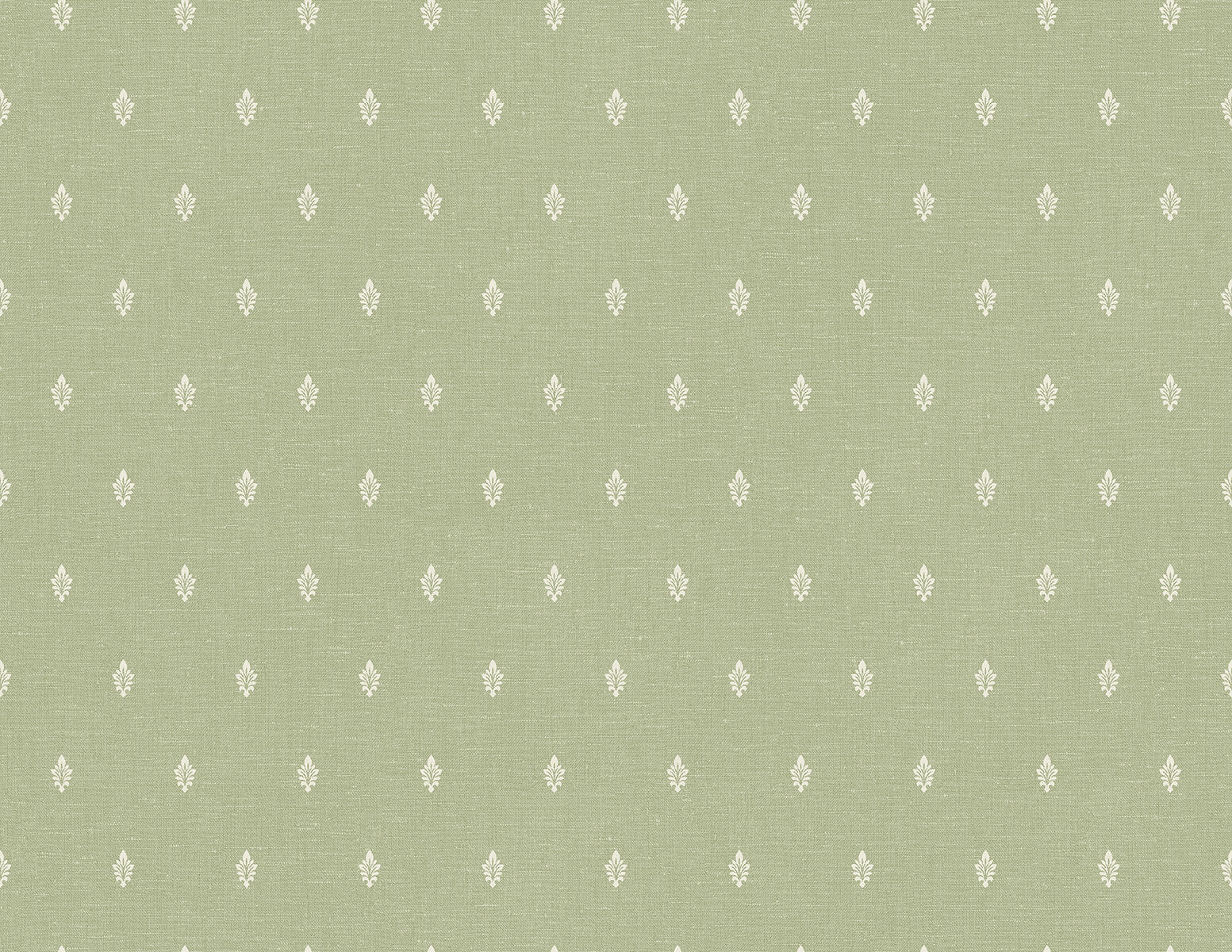 Seabrook French Country Petite Feuille Sprig Wallpaper - Pomme