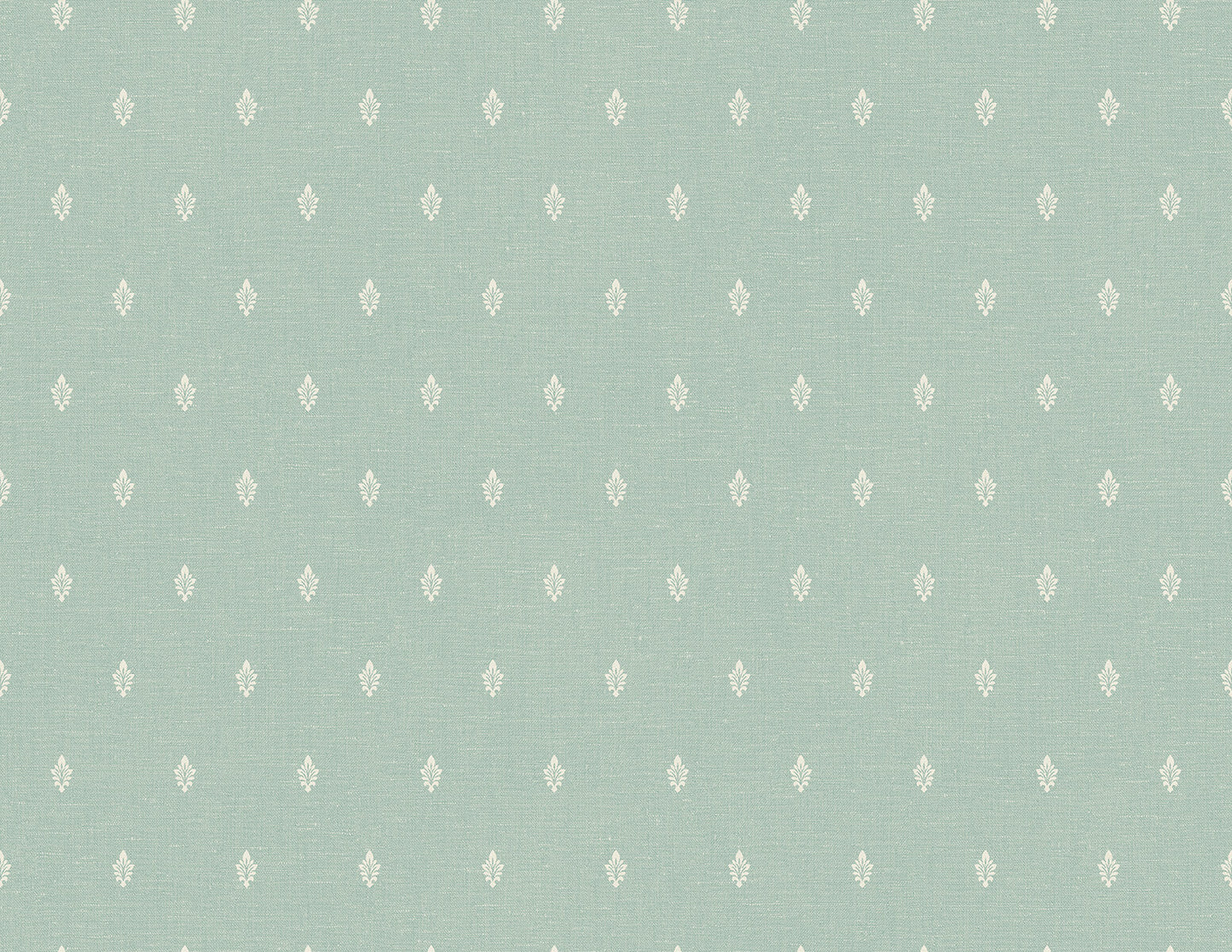 Seabrook French Country Petite Feuille Sprig Wallpaper - Minty Meadow