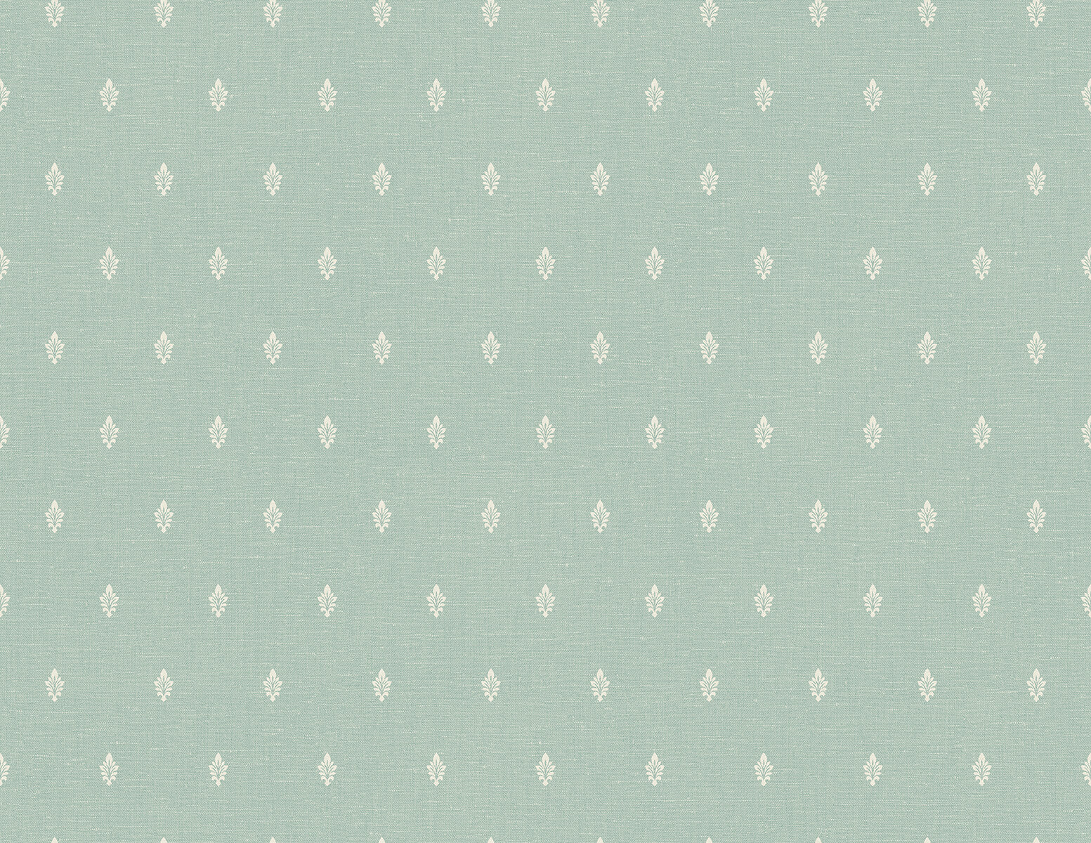 Seabrook French Country Petite Feuille Sprig Wallpaper - Minty Meadow