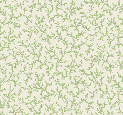 Seabrook French Country Corail Wallpaper - Herb