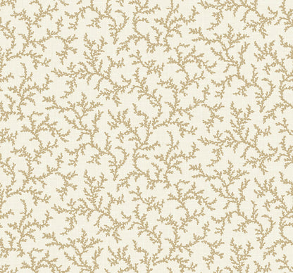Seabrook French Country Corail Wallpaper - Driftwood