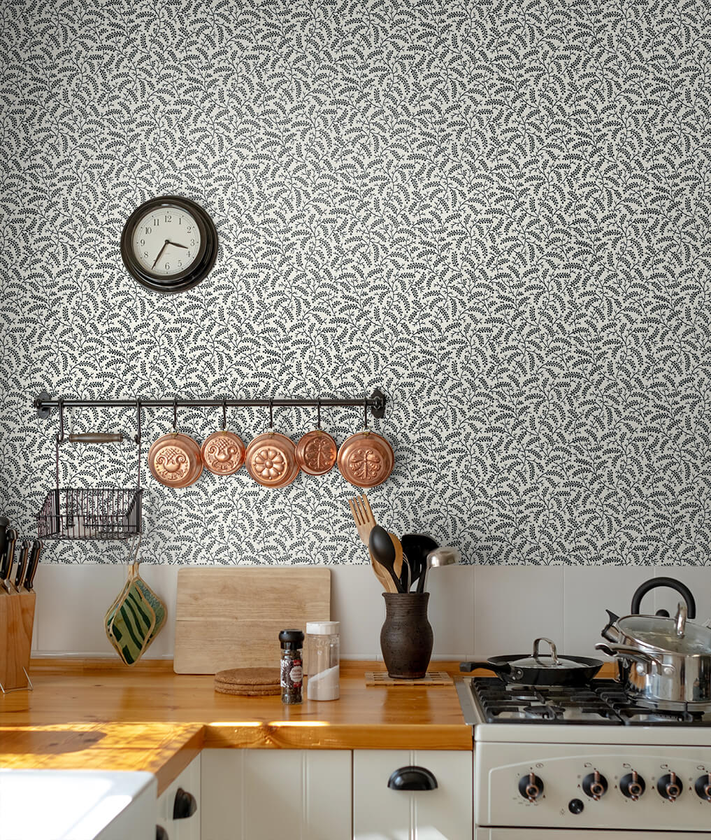 Seabrook French Country Cossette Wallpaper - Poppy Seed
