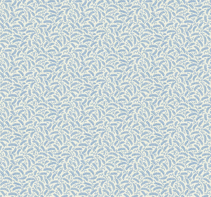 Seabrook French Country Cossette Wallpaper - Bleu Bisque