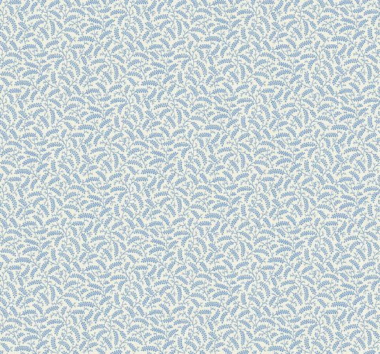 Seabrook French Country Cossette Wallpaper - Bleu Bisque