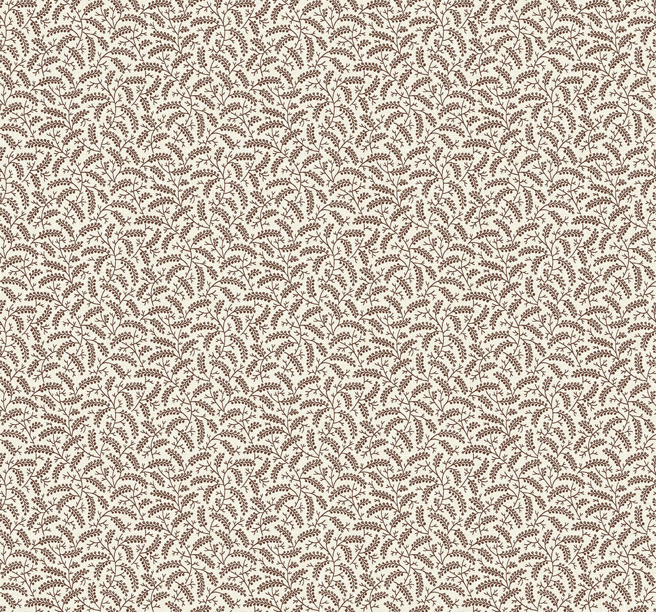 Seabrook French Country Cossette Wallpaper - Hickory Smoke