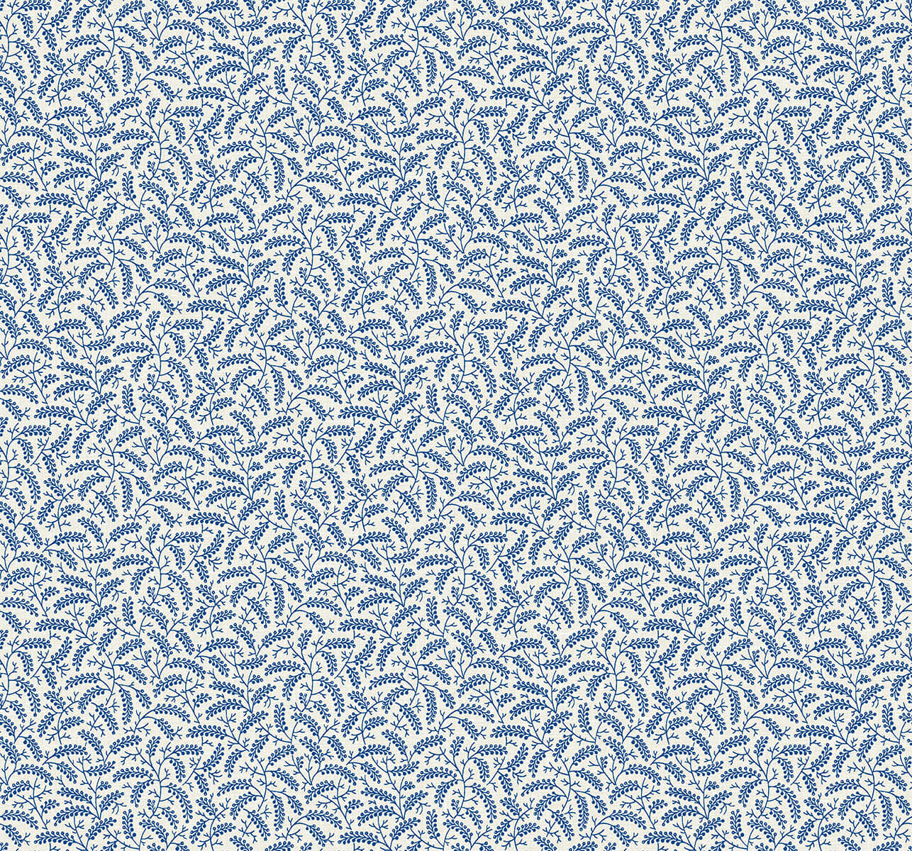 Seabrook French Country Cossette Wallpaper - Denim Wash
