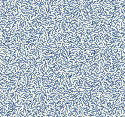 Seabrook French Country Cossette Wallpaper - Denim Wash