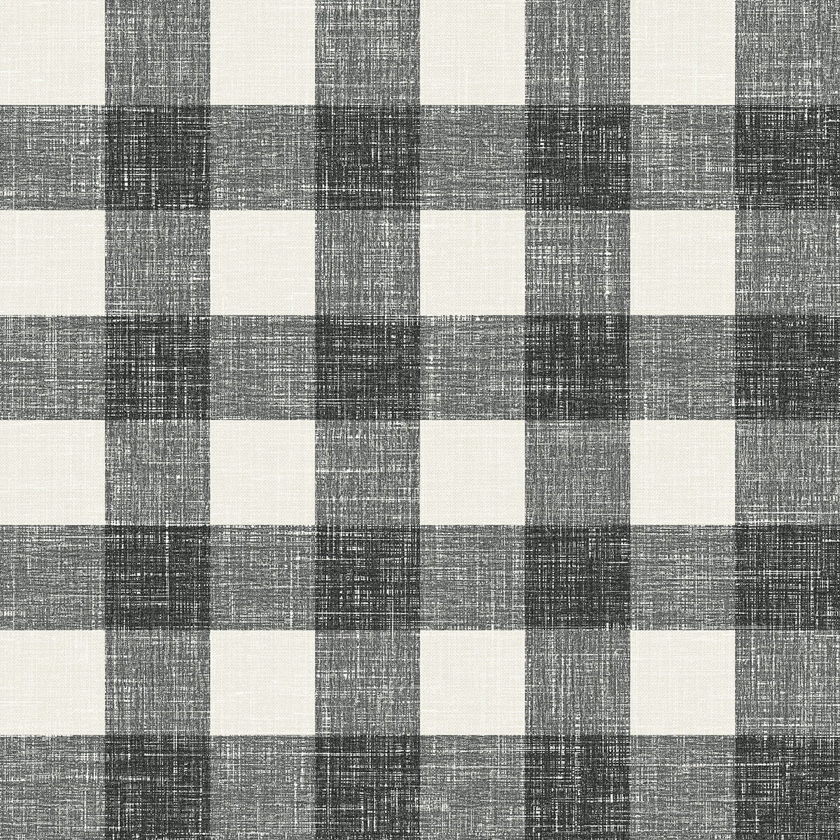 Seabrook French Country Bebe Gingham Wallpaper - Poppy Seed