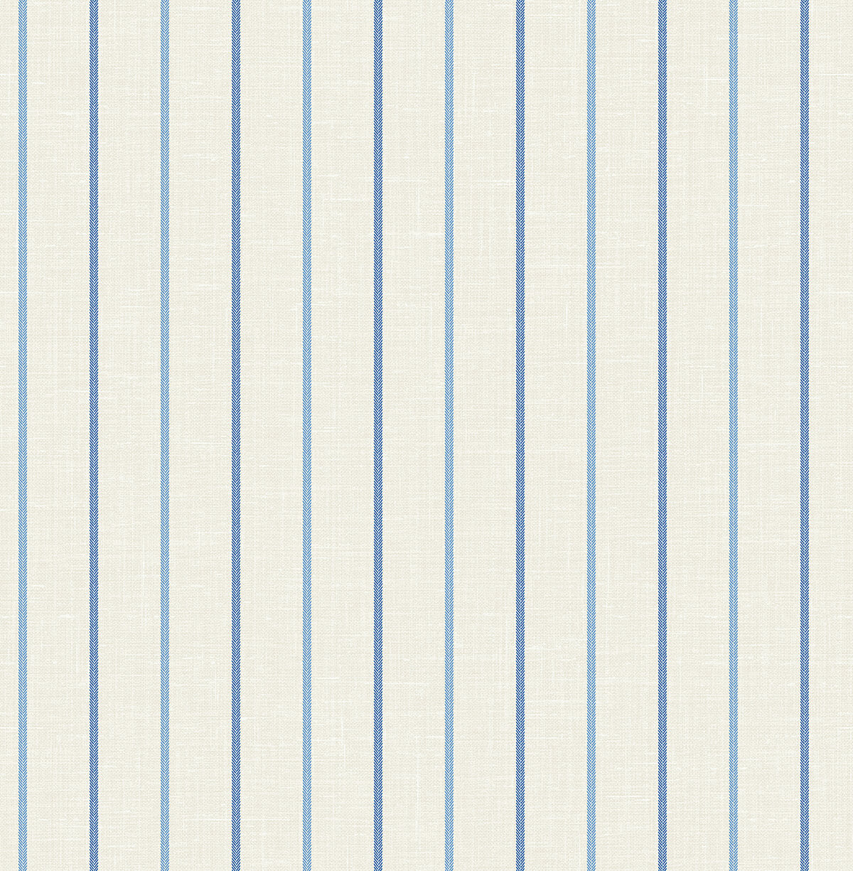 Seabrook French Country Andree Stripe Wallpaper - French Blue & Denim Wash