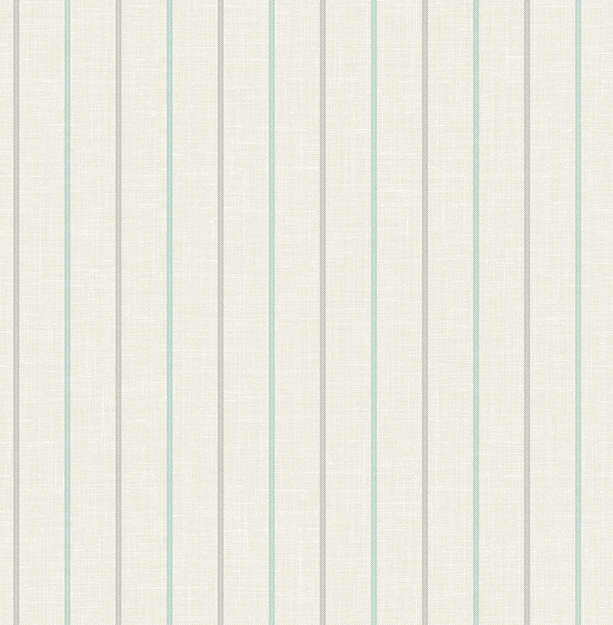 Seabrook French Country Andree Stripe Wallpaper - Summer Sky & French Blue