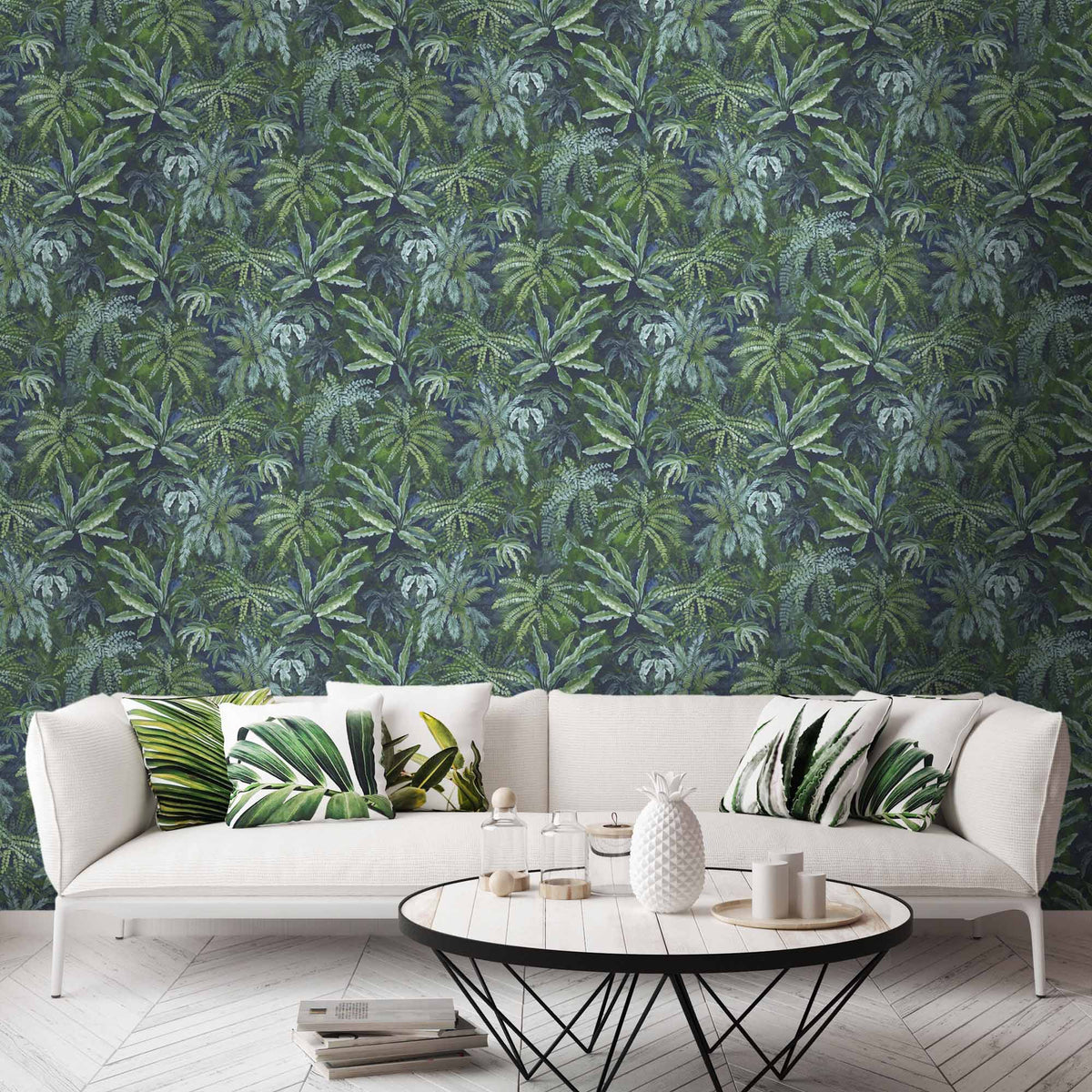 Fern in Lush Green Wallpaper by Woodchip & Magnolia