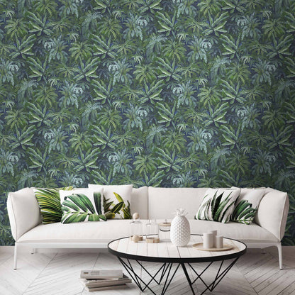 Fern in Lush Green Wallpaper by Woodchip & Magnolia