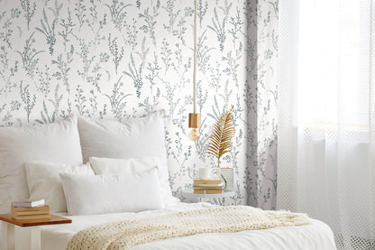 Simply Farmhouse Wildflower Sprigs Wallpaper