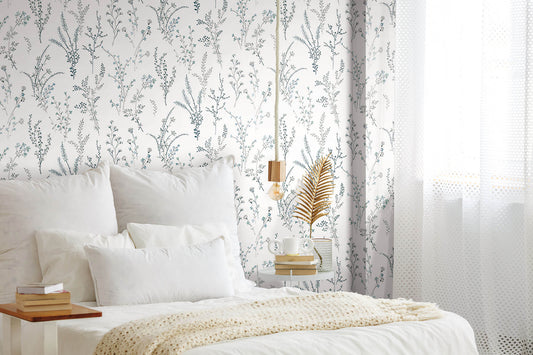 Simply Farmhouse Wildflower Sprigs Wallpaper