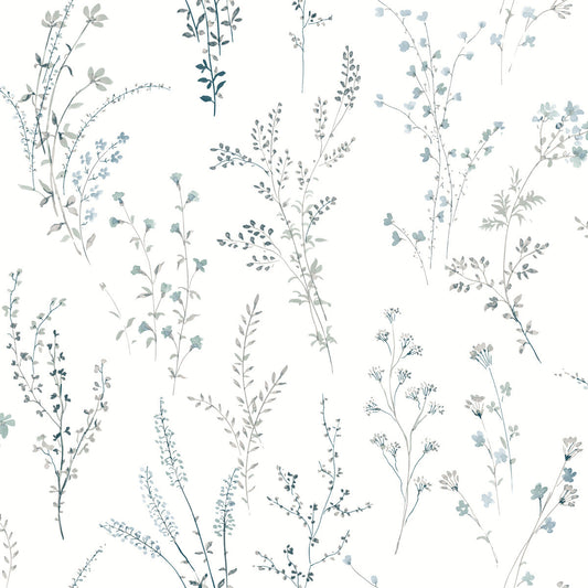 Simply Farmhouse Wildflower Sprigs Wallpaper