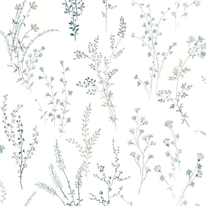 Simply Farmhouse Wildflower Sprigs Wallpaper