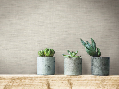 Silk Linen Weave Wallpaper