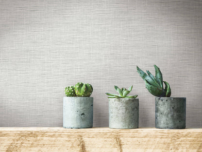 Silk Linen Weave Wallpaper