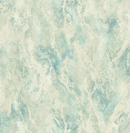 Seabrook French Impressionist Paint Splatter Wallpaper - Green