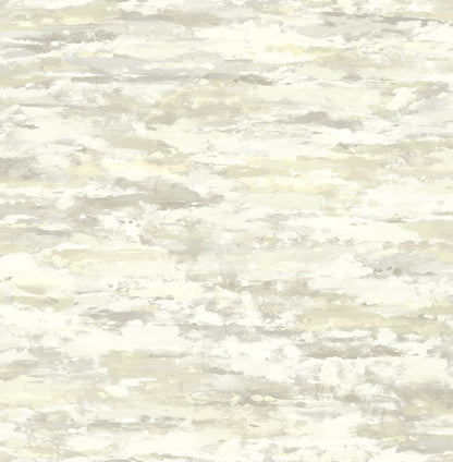 Seabrook French Impressionist Brushstrokes Wallpaper - Silver