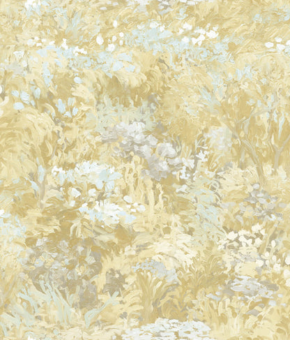 Seabrook French Impressionist Floral Wallpaper - Gold