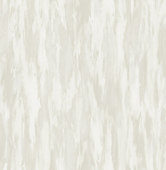 Seabrook French Impressionist Stria Wallpaper - Off White
