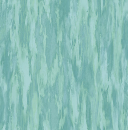 Seabrook French Impressionist Stria Wallpaper - Teal