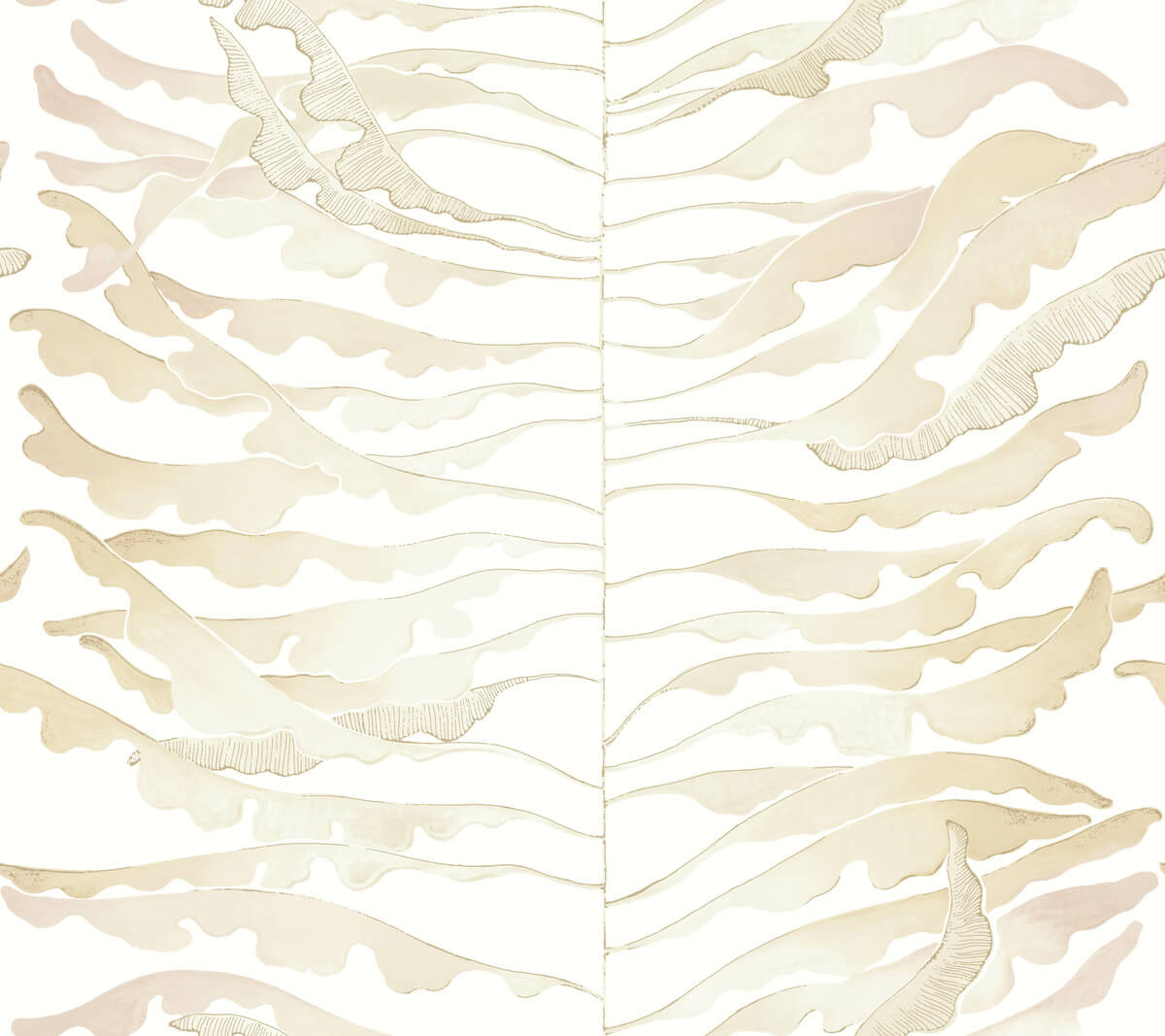Leaf Column Wallpaper