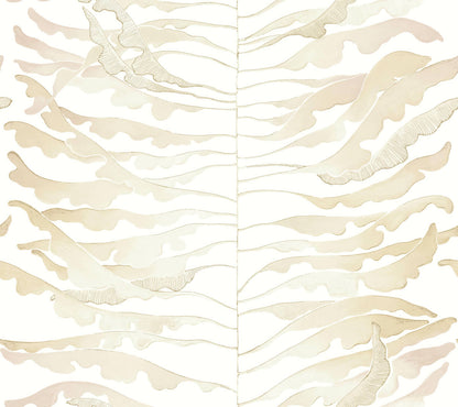 Leaf Column Wallpaper