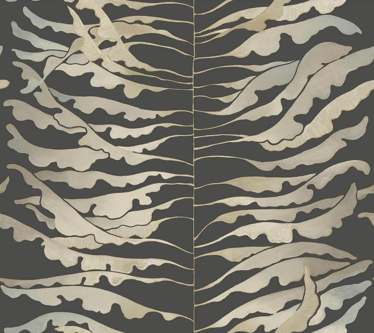 Leaf Column Wallpaper