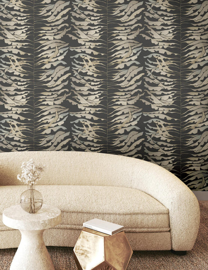 Leaf Column Wallpaper