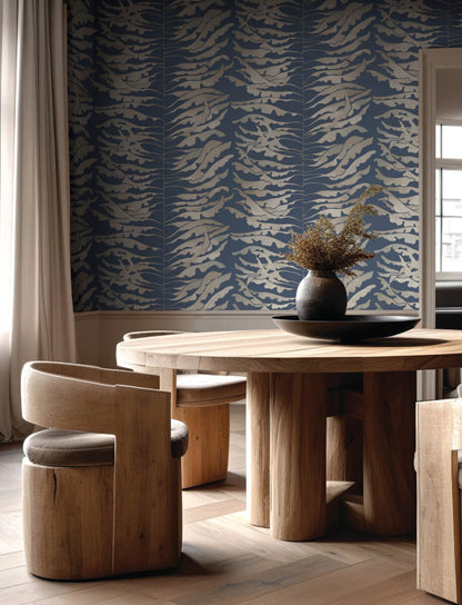 Leaf Column Wallpaper