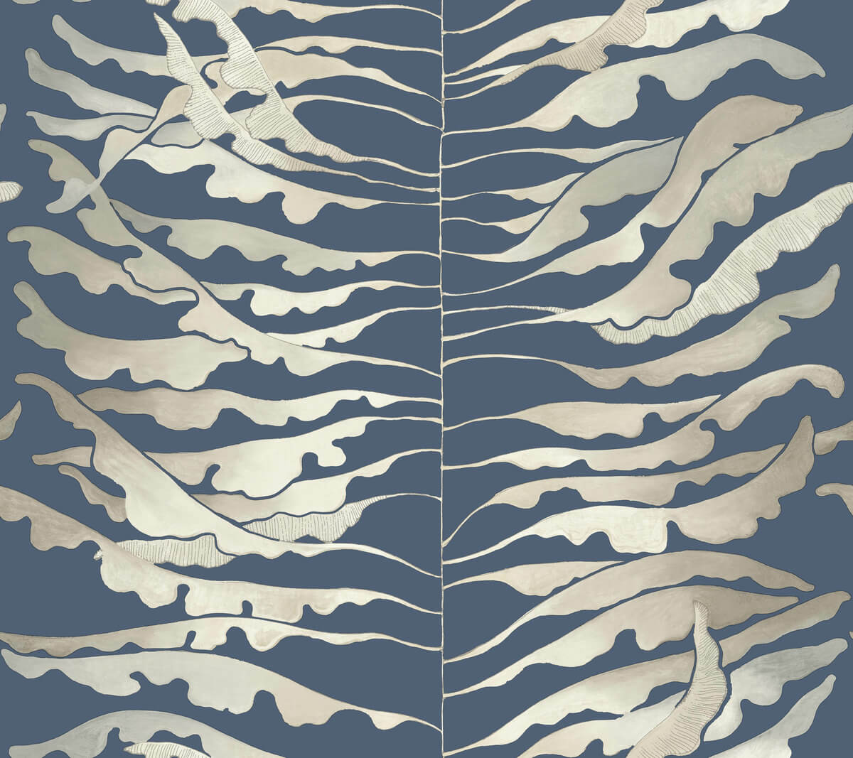 Leaf Column Wallpaper