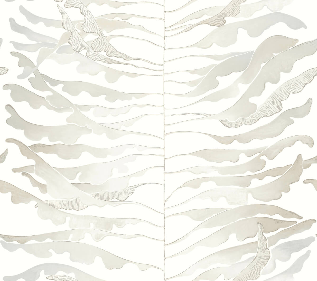 Leaf Column Wallpaper