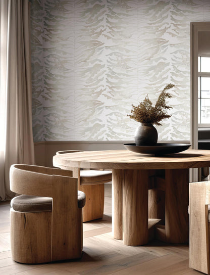 Leaf Column Wallpaper