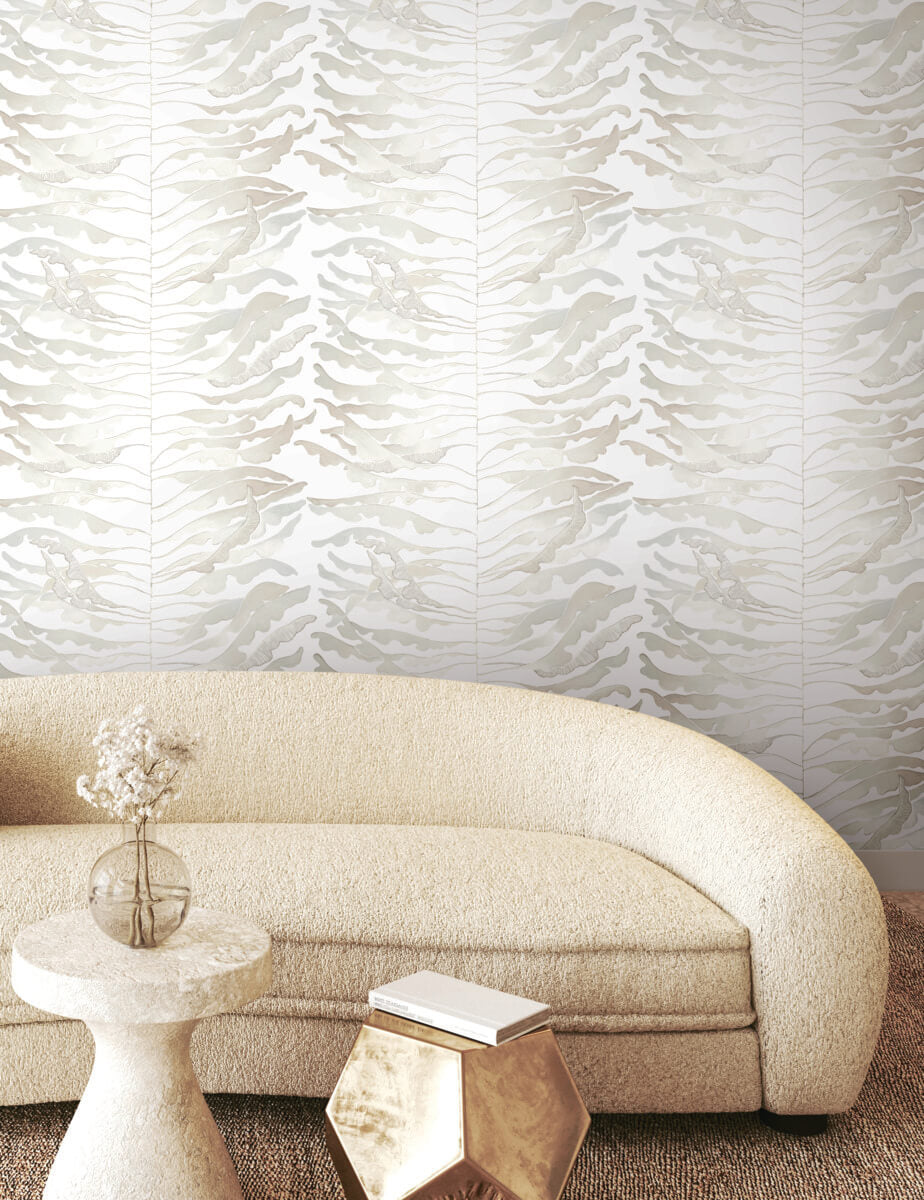 Leaf Column Wallpaper