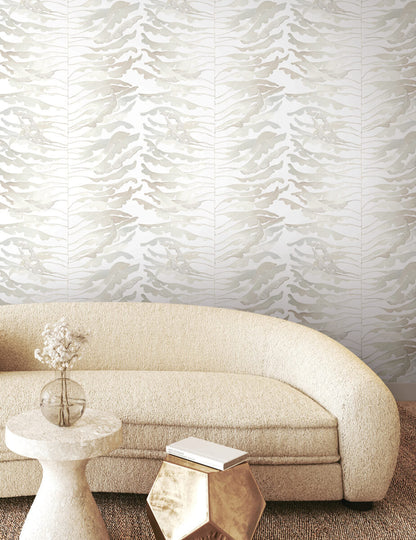 Leaf Column Wallpaper