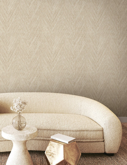 Thatched Chevron Wallpaper