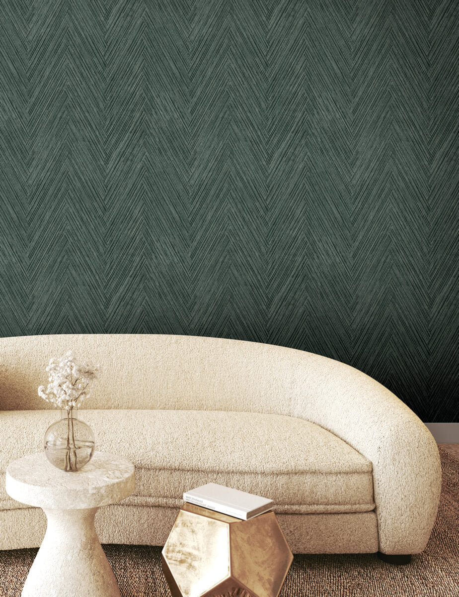 Thatched Chevron Wallpaper