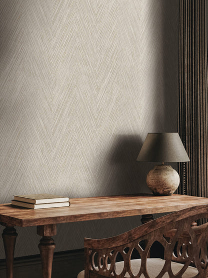 Thatched Chevron Wallpaper