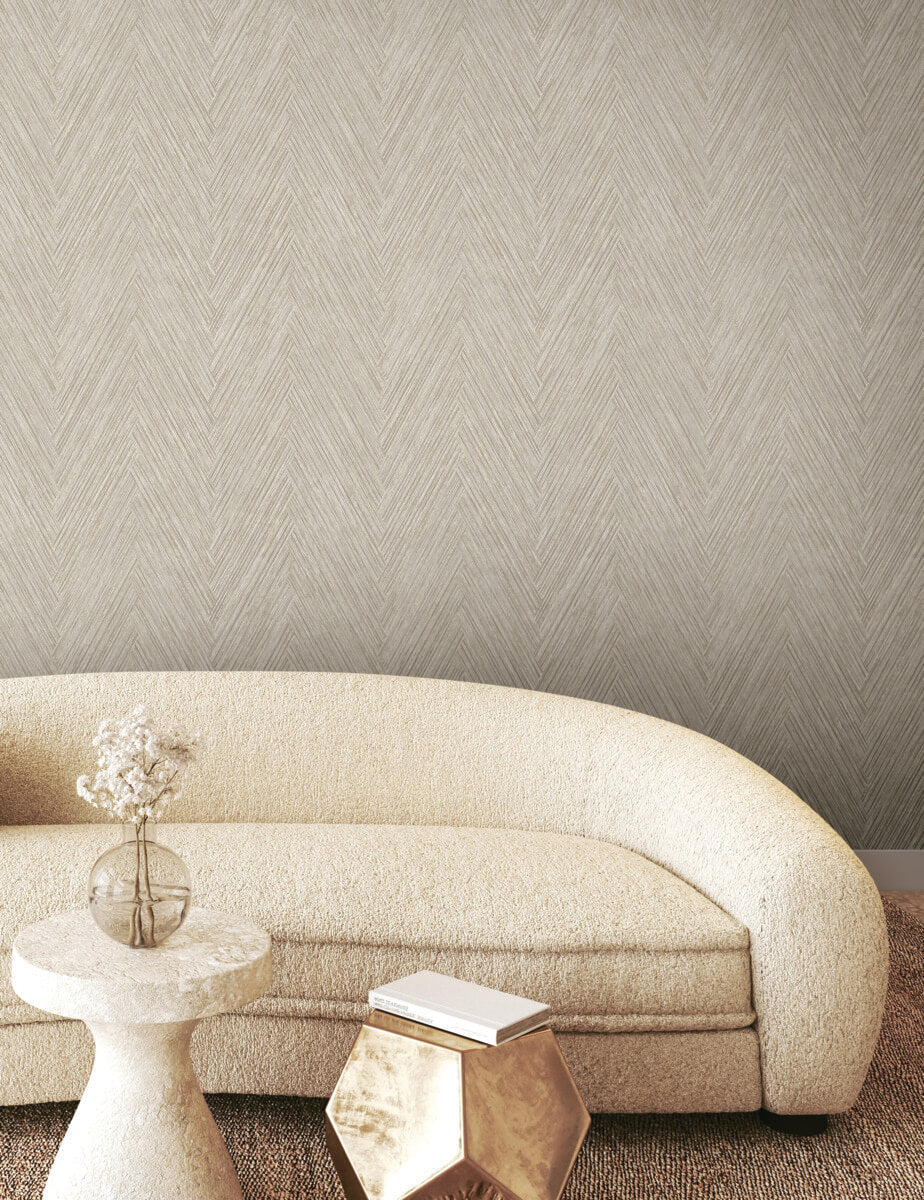 Thatched Chevron Wallpaper