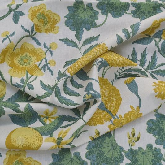 Margo Fabric by Fanny Shorter in Lemon