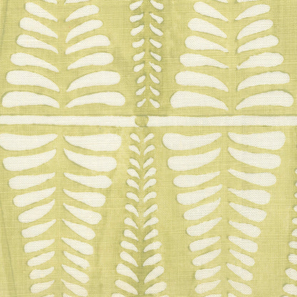 Fern Handblock Fabric by Galbraith & Paul in Fennel